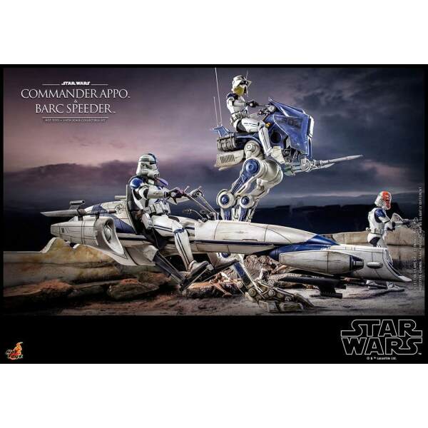Figura Commander Appo & BARC Speeder Star Wars The Clone Wars 1/6 30 cm Hot Toys - Collector4U.com