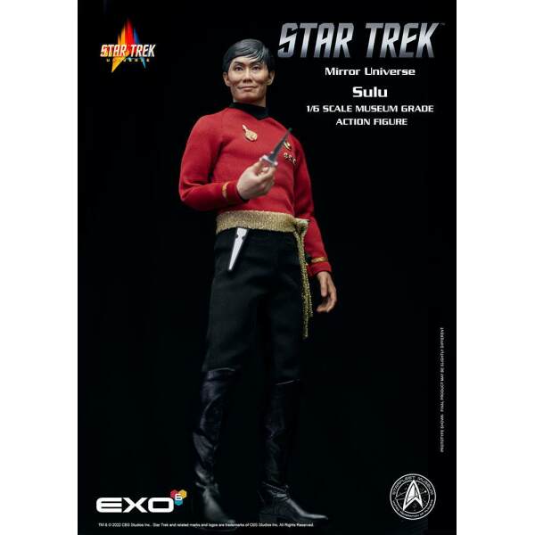 Figura Mirror Universe Sulu Star Trek: The Original Series 1/6 28 cm EXO-6 - Collector4U.com