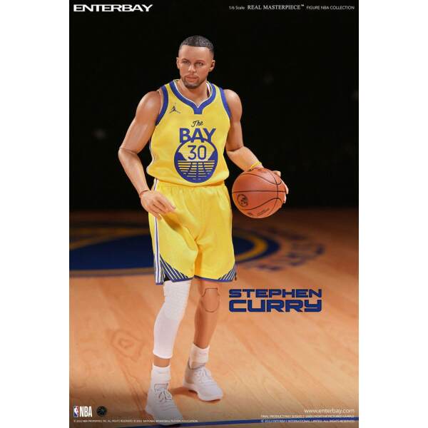 Figura Real Masterpiece Stephen Curry NBA Collection 1/6 30 cm - Collector4U.com