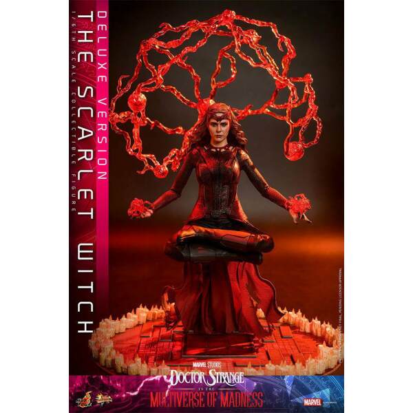 Figura The Scarlet Witch (Deluxe Version) Doctor Strange en el Multiverso de la Locura Movie Masterpiece 1/6  28 cm Hot Toys - Collector4U.com