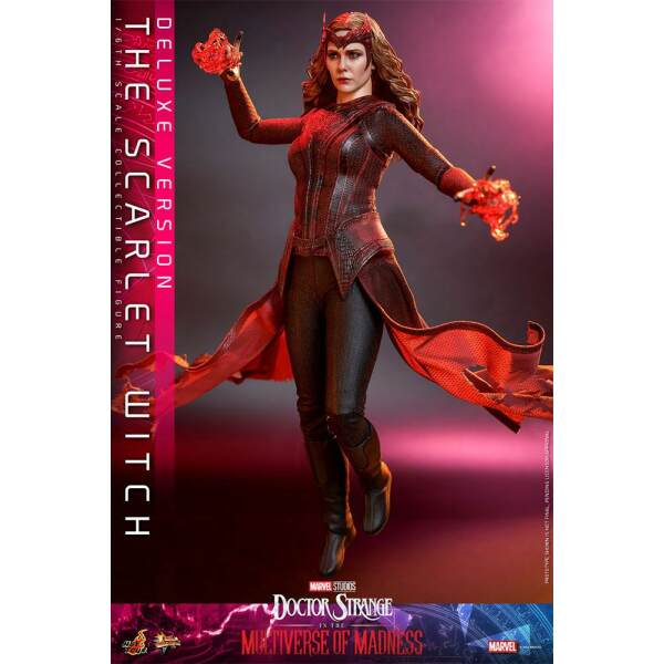 Figura The Scarlet Witch (Deluxe Version) Doctor Strange en el Multiverso de la Locura Movie Masterpiece 1/6  28 cm Hot Toys - Collector4U.com