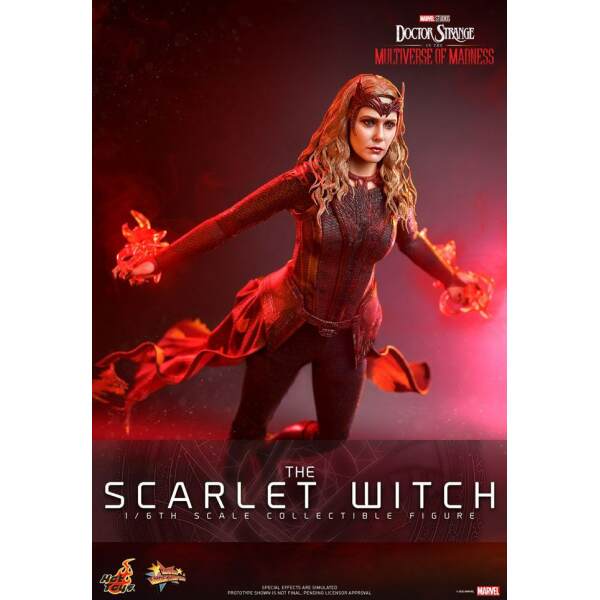 Figura The Scarlet Witch Doctor Strange en el Multiverso de la Locura Movie Masterpiece 1/6 28 cm Hot Toys - Collector4U.com