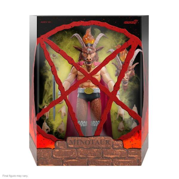 Figura Ultimates Minotaur Slayer Show No Mercy 18 cm Super7 - Collector4U.com