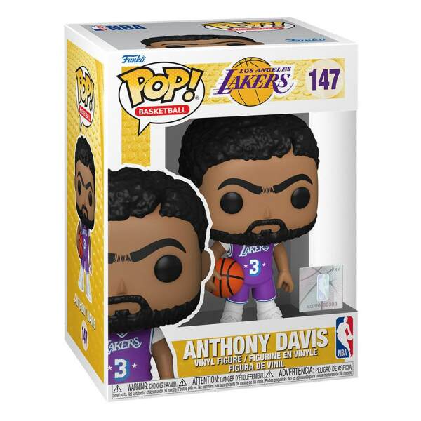 Funko Anthony Davis NBA Lakers POP! Basketball Vinyl Figura (City Edition 2021) 9 cm - Collector4U.com