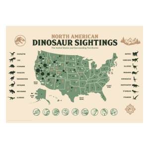 Litografia Dinosaur Sightings Jurassic World Limited Edition 42 x 30 cm Fanattik - Collector4U.com