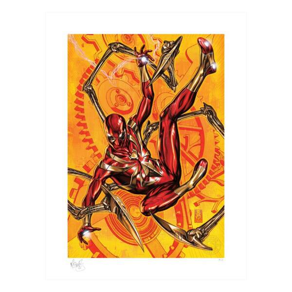 Litografia Iron Spider Marvel 46 x 61 cm Sideshow - Collector4U.com
