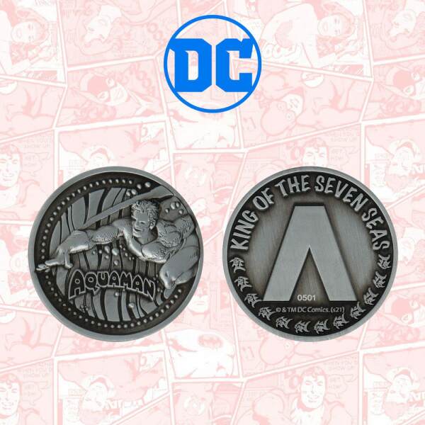 Moneda Aquaman Limited Edition DC Comics - Collector4U.com