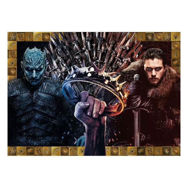 Puzzle Jon Snow vs. The Night King Juego de tronos (1000 piezas) Clementoni - Collector4u.com