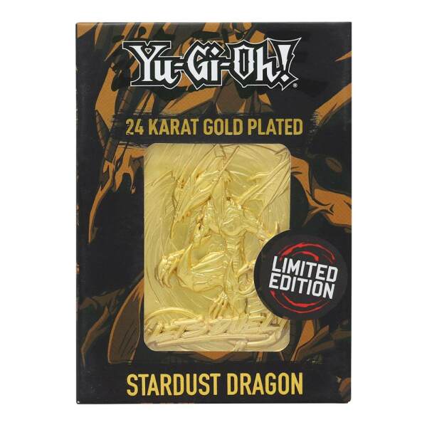 Réplica Card Stardust Dragon Yu-Gi-Oh! (dorado) FaNaTtik - Collector4U.com