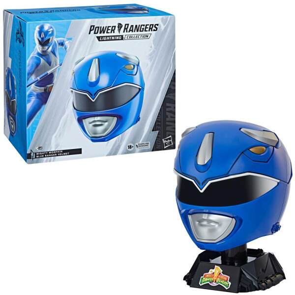Réplica Casco de Blue Ranger Mighty Morphin Power Rangers Lightning Collection Premium 1/1 Hasbro - Collector4U.com