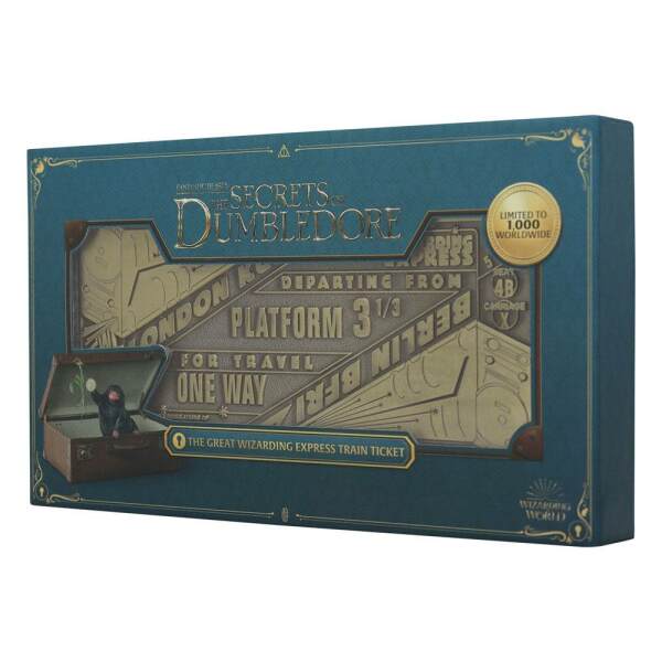 Réplica The Great Wizarding Express Limited Edition Train Ticket Animales fantásticos - Collector4u.com