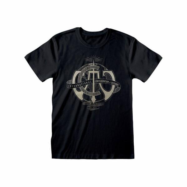 Camiseta International Confederation of Wizards talla M Animales fantásticos: los secretos de Dumbledore