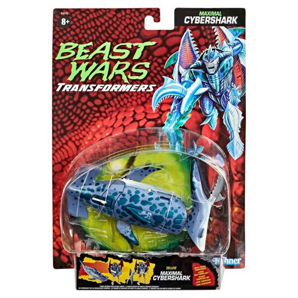 Figura Vintage Maximal Cybershark Transformers: Beast Wars 13 cm Hasbro - Collector4u.com
