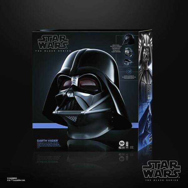 Casco Electrónico 2022 Darth Vader Star Wars: Obi-Wan Kenobi Black Series Hasbro - Collector4u.com