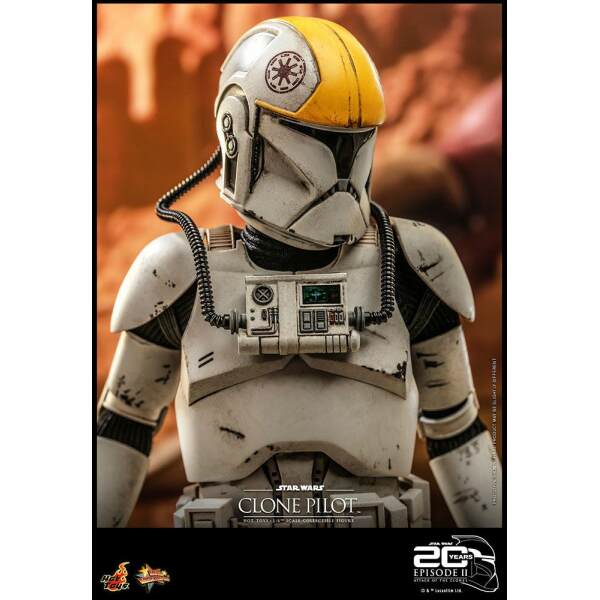 Figura Clone Pilot Star Wars: Episode II 1/6 30 cm Hot Toys - Collector4U.com