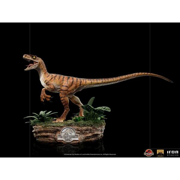Estatua Velociraptor Jurassic World The Lost World 1/10 Deluxe Art Scale 18 cm Iron Studios - Collector4U.com