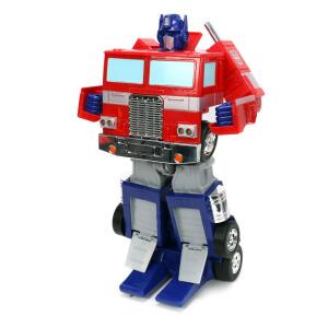 Robot transformable con radiocontrol Optimus Prime Transformers (G1 Version) 30 cm en primicia Jada Toys