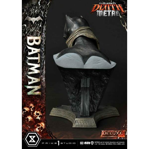 Estatua Death Metal Batman Deluxe Bonus Ver. Dark Knights: Metal 1/3 105 cm - Collector4U.com
