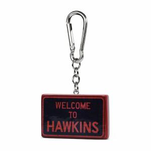 Llavero caucho Hawkins Sign Stranger Things 3D 6 cm