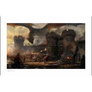 Litografia Castle Defence Greg Rutkowski 46 x 71 cm - Sin Enmarcar - Sideshow - Collector4U.com