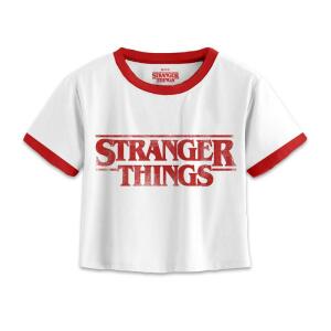 Camiseta Distressed Logo Stranger Things talla XL