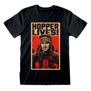 Camiseta Hopper Lives Stranger Things talla L - Collector4u.com