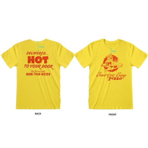 Camiseta Surfer Boy Pizza Stranger Things talla L