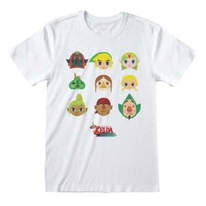 Camiseta Wind Waker Faces talla L Legend of Zelda - Collector4u.com