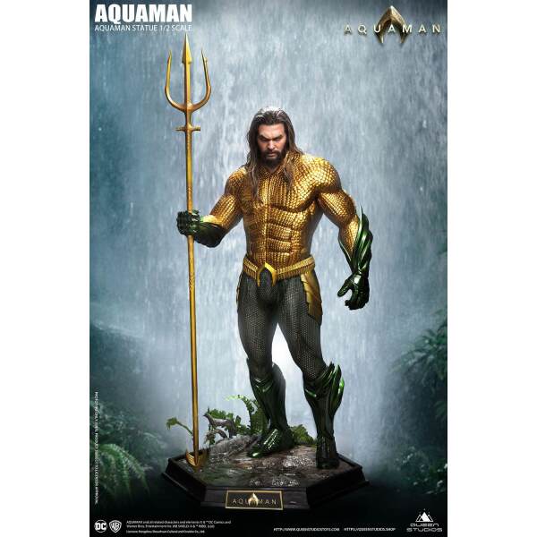 Estatua Aquaman 1 2 Aquaman 99 Cm Queen Studios