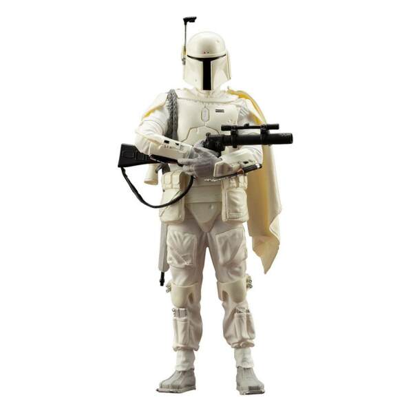 Estatua Boba Fett White Armor Star Wars Pvc Artfx 1 10 Ver 18 Cm