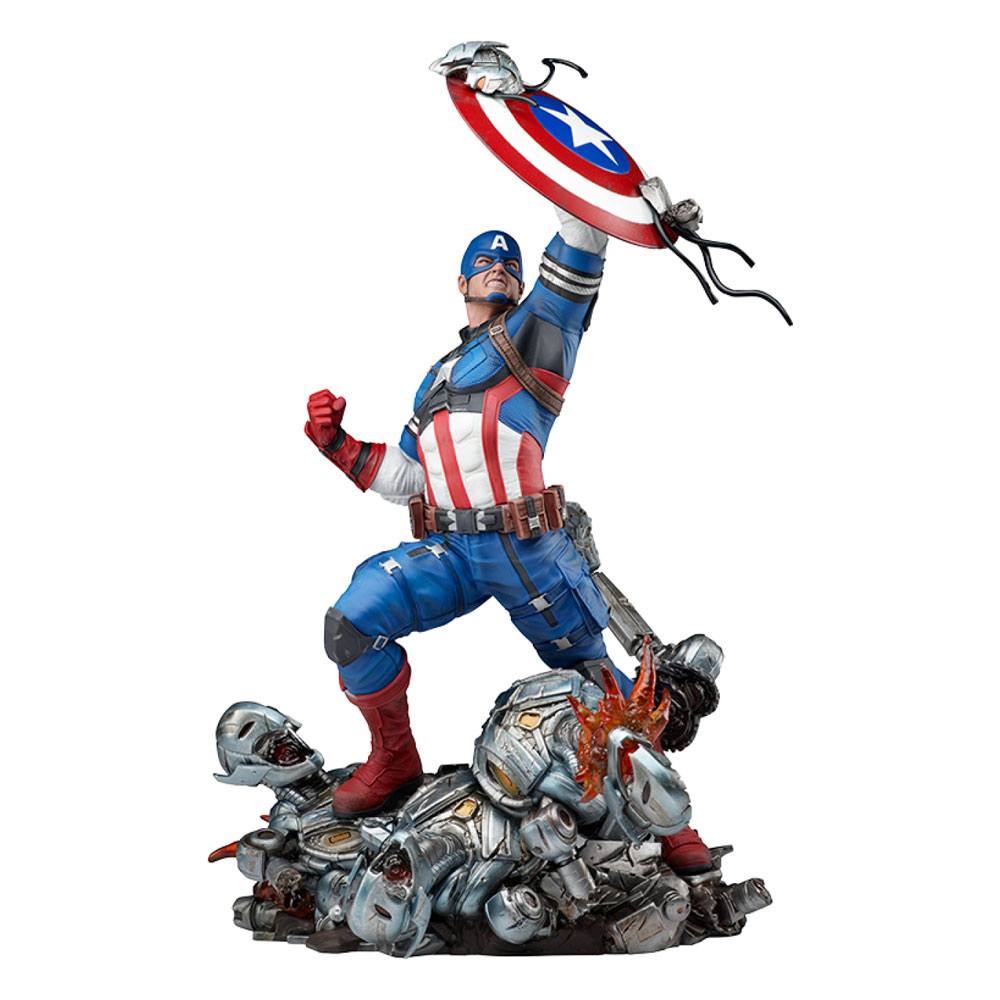 Estatua Captain America Marvel Future Revolution 1 6 38 Cm Pcs