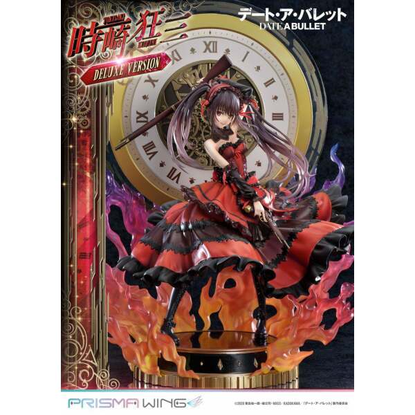Estatua Prisma Wing Kurumi Tokisaki Deluxe Version Date A Live Fragment: Date A Bullet PVC 1/7 37 cm