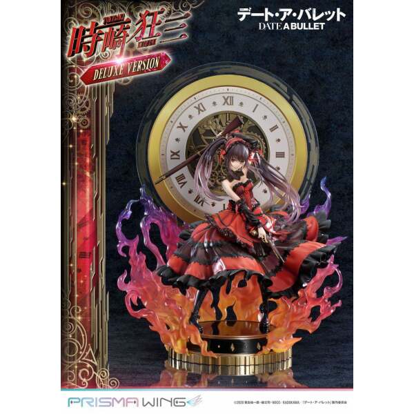Estatua Prisma Wing Kurumi Tokisaki Deluxe Version Date A Live Fragment: Date A Bullet PVC 1/7 37 cm