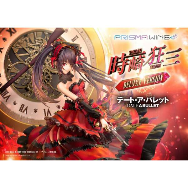 Estatua Prisma Wing Kurumi Tokisaki Deluxe Version Date A Live Fragment Date A Bullet Pvc 1 7 37 Cm 13