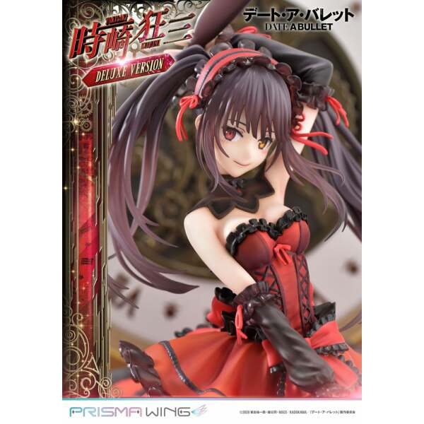Estatua Prisma Wing Kurumi Tokisaki Deluxe Version Date A Live Fragment: Date A Bullet PVC 1/7 37 cm