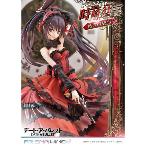 Estatua Prisma Wing Kurumi Tokisaki Deluxe Version Date A Live Fragment: Date A Bullet PVC 1/7 37 cm
