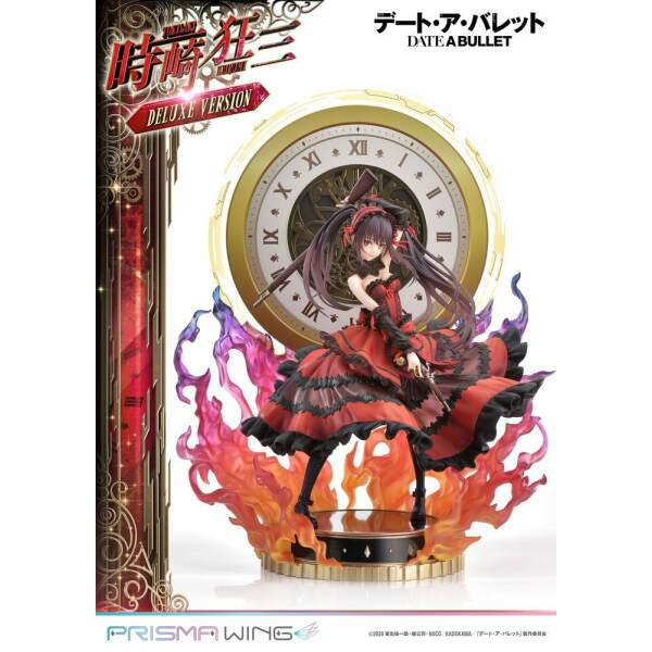 Estatua Prisma Wing Kurumi Tokisaki Deluxe Version Date A Live Fragment Date A Bullet Pvc 1 7 37 Cm
