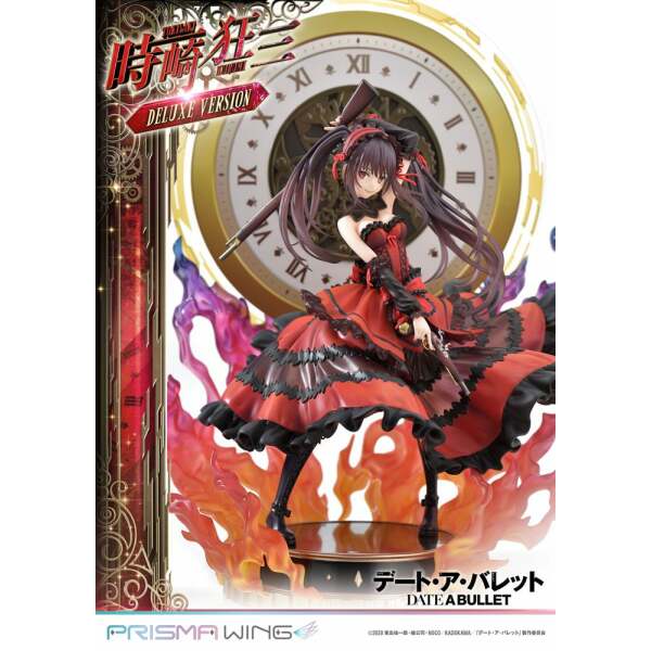 Estatua Prisma Wing Kurumi Tokisaki Deluxe Version Date A Live Fragment: Date A Bullet PVC 1/7 37 cm