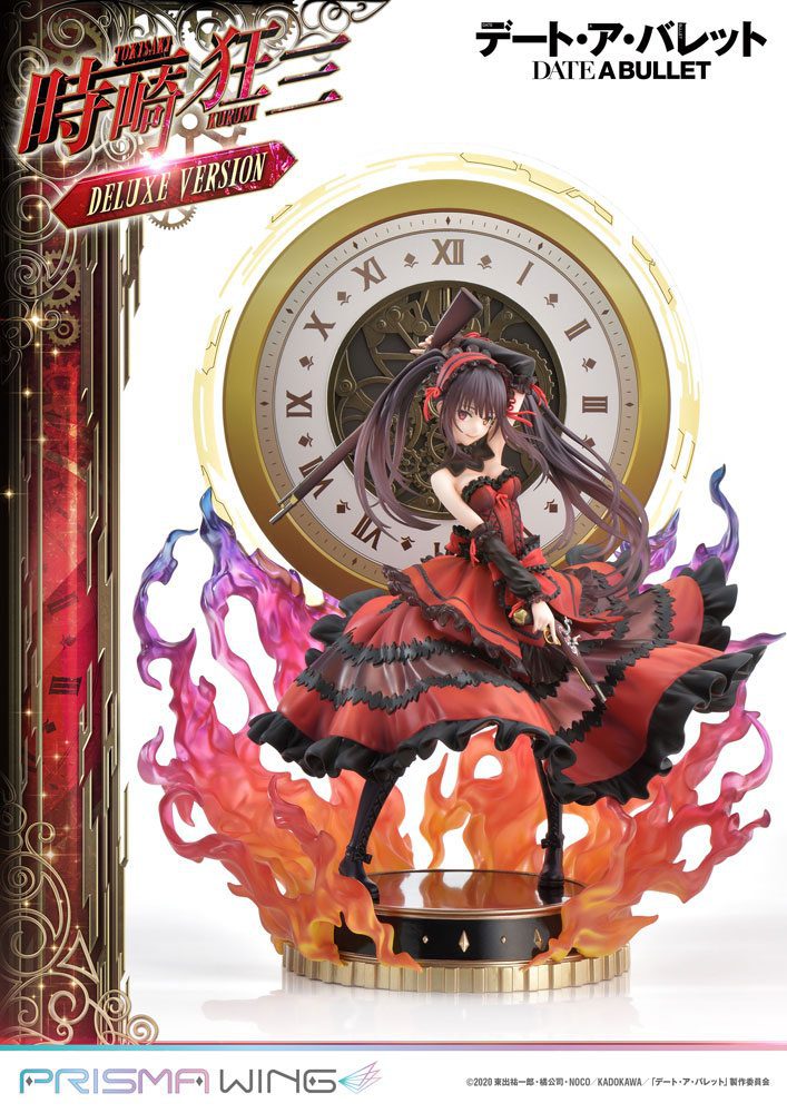 Estatua Prisma Wing Kurumi Tokisaki Deluxe Version Date A Live Fragment Date A Bullet Pvc 1 7 37 Cm