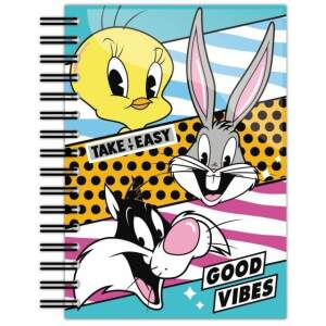 Libreta A5 Good Vibes Looney Tunes