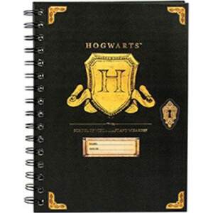 Libreta A5 Hogwarts Shield Anillas Harry Potter