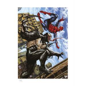 Litografia Spider Man Vs Venom Marvel 46 X 61 Cm