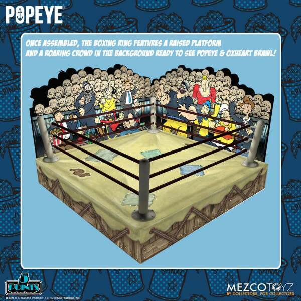 Set Popeye & Oxheart Popeye Figuras 5 Points Deluxe 9 cm