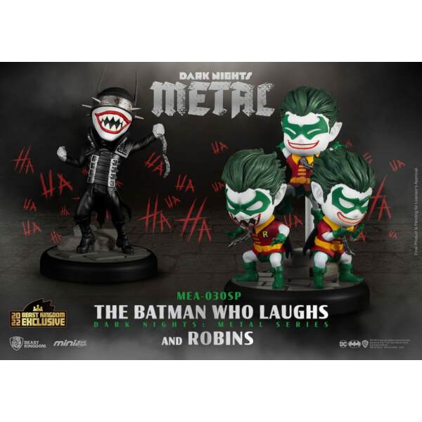 Figuras The Batman Who Laughs & Robin Minions DC Comics Pack de 2 Mini Egg Attack Dark Nights: Metal 8 cm - Collector4u.com