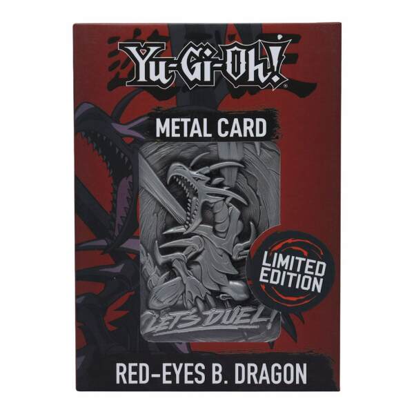 Réplica Card Red Eyes B. Dragon Yu-Gi-Oh! Limited Edition FaNaTtik - Collector4u.com