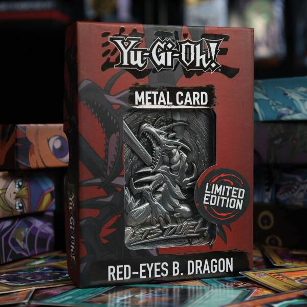 Réplica Card Red Eyes B. Dragon Yu-Gi-Oh! Limited Edition FaNaTtik - Collector4u.com
