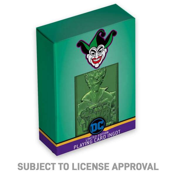 Lingote The Joker Playing Card Limited Edition DC Comics - Collector4u.com