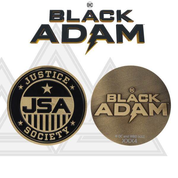 Medallón Justice Society of America Limited Edition DC Comics Black Adam - Collector4u.com