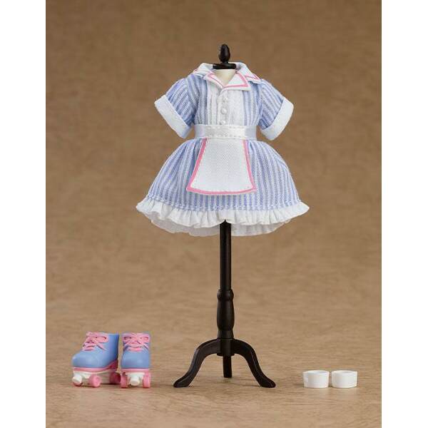Accesorios para las Figuras Nendoroid Original Character Doll Outfit Set: Diner – Girl (Blue) - Collector4u.com