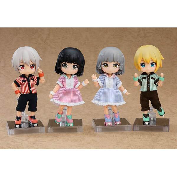 Accesorios para las Figuras Nendoroid Original Character Doll Outfit Set: Diner – Girl (Pink) - Collector4u.com